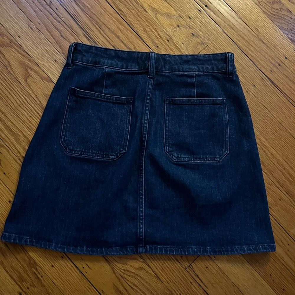 Madewell Dark Blue Mini Skirt - Picture 2 of 4